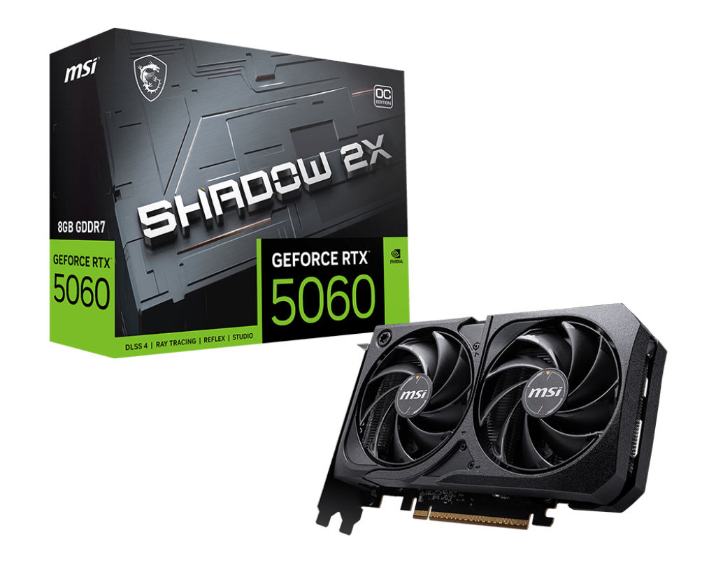 MSI GeForce RTX 5060 8G SHADOW 2X OC NVIDIA 8 GB GDDR7