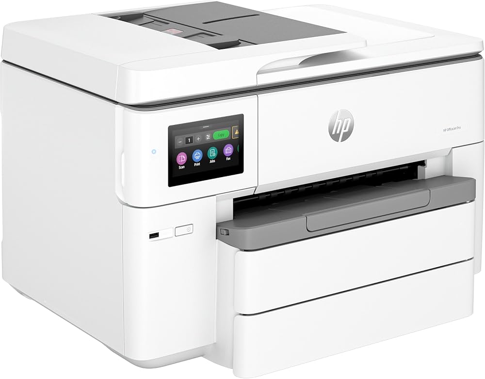  9730HP OfficeJet Pro  Wide Format All-in-One Printer - Print, Copy, Scan, Wireless, Auto Document Feeder, Two-sided Printing & Scanning, Quiet Mode